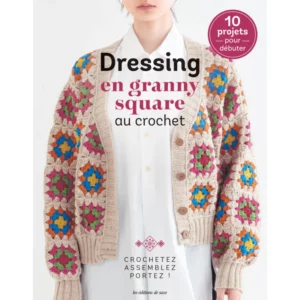 Dressing en granny square au crochet