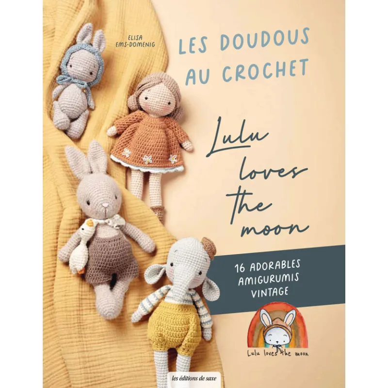 Les doudous au crochet de Lulu loves the moon crochet blanc