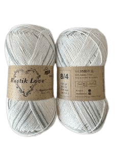 Laine Rustik love pollen- 130 Blanc sauge