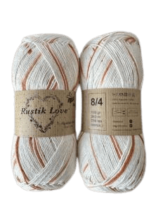 Laine Rustik love pollen- 190 blanc terracotta