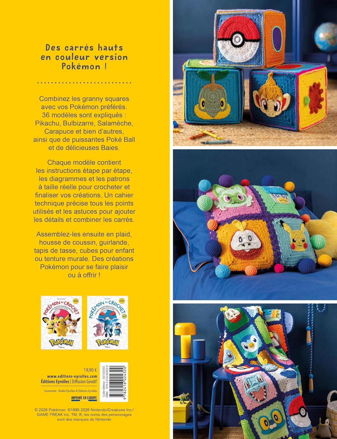 LIVRE GRANNY POKEMON AU CROCHET